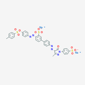 molecular formula C35H26N6Na2O10S3 B096862 C.I. Acid Orange 63 CAS No. 15792-50-4
