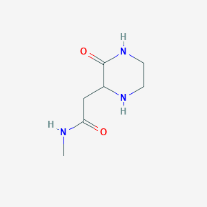 N-methyl-2-(3-oxopiperazin-2-yl)acetamide