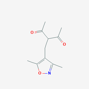 3-[(3,5-Dimethyl-4-isoxazolyl)methyl]-2,4-pentanedione