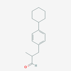3-(4-Cyclohexylphenyl)-2-methylpropanal