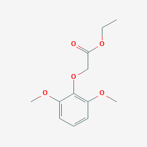 molecular formula C12H16O5 B096909 Ethyl 2-(2,6-dimethoxyphenoxy)acetate CAS No. 15267-83-1