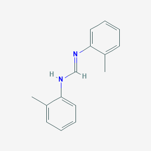molecular formula C15H16N2 B096913 N,N'-bis(2-methylphenyl)methanimidamide CAS No. 16596-01-3
