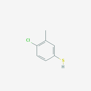 molecular formula C7H7ClS B096914 4-Chloro-3-methylthiophenol CAS No. 17178-00-6