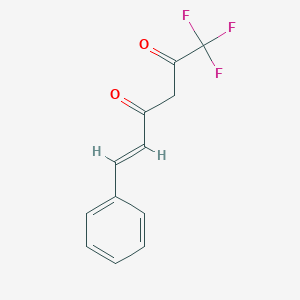 molecular formula C12H9F3O2 B096917 1,1,1-Trifluoro-6-phenylhex-5-ene-2,4-dione CAS No. 18931-64-1