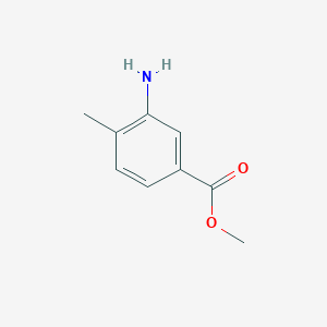molecular formula C9H11NO2 B096927 Methyl 3-amino-4-methylbenzoate CAS No. 18595-18-1