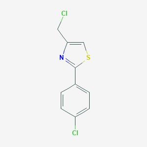 molecular formula C10H7Cl2NS B096933 4-(氯甲基)-2-(4-氯苯基)-1,3-噻唑 CAS No. 17969-22-1