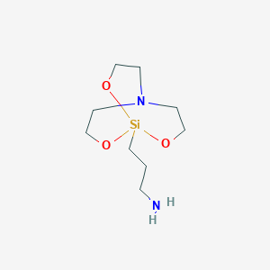 molecular formula C9H20N2O3Si B096939 3-(2,8,9-Trioxa-5-aza-1-silabicyclo[3.3.3]undecane-1-yl)-1-propanamine CAS No. 17869-27-1