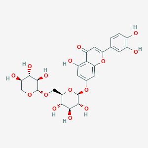 molecular formula C26H28O15 B009694 Caesiosid CAS No. 19870-44-1