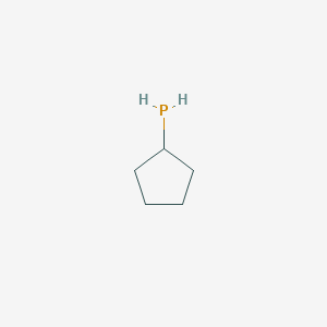 molecular formula C5H11P B096950 Cyclopentylphosphine CAS No. 15573-36-1