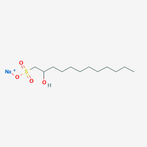 molecular formula C12H25NaO4S B096954 Sodium 2-hydroxydodecane-1-sulphonate CAS No. 19327-23-2