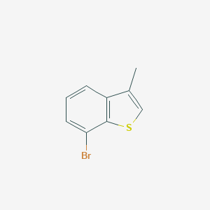 molecular formula C9H7BrS B096960 7-Bromo-3-methyl-1-benzothiophene CAS No. 17514-70-4