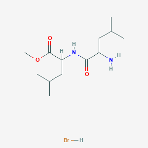 Methyl leucylleucinate--hydrogen bromide (1/1)