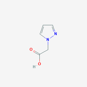 molecular formula C5H6N2O2 B096980 2-(1H-Pyrazol-1-Yl)Acetic Acid CAS No. 16034-48-3