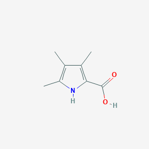 molecular formula C8H11NO2 B096985 3,4,5-trimethyl-1H-pyrrole-2-carboxylic Acid CAS No. 17106-08-0