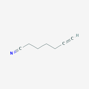 molecular formula C7H9N B096986 6-Heptynenitrile CAS No. 15295-69-9