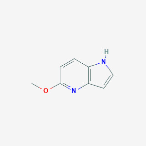 molecular formula C8H8N2O B096991 5-methoxy-1H-pyrrolo[3,2-b]pyridine CAS No. 17288-40-3