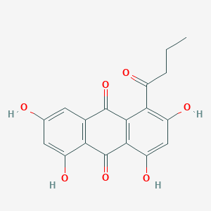 molecular formula C18H14O7 B096995 Rhodocomatulin CAS No. 15478-53-2