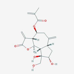 molecular formula C19H24O7 B009700 Gnaphaloide CAS No. 101409-57-8