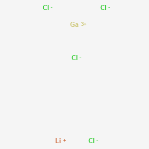 molecular formula Cl4GaLi B097000 Gallium;lithium;tetrachloride CAS No. 15955-98-3