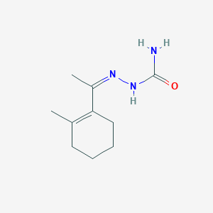 molecular formula C10H17N3O B097006 Methyl(2-methyl-1-cyclohexen-1-yl) ketone semicarbazone CAS No. 16983-67-8