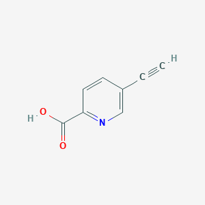 molecular formula C8H5NO2 B097010 5-Ethynylpicolinic acid CAS No. 17880-57-8