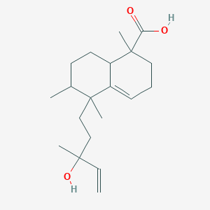 molecular formula C20H32O3 B009702 Friedolabdaturbinic acid CAS No. 107110-07-6