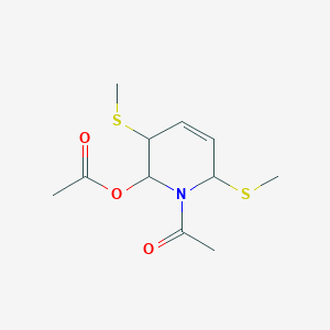 1-Acetyl-3,6-bis(methylsulfanyl)-1,2,3,6-tetrahydro-2-pyridinyl acetate