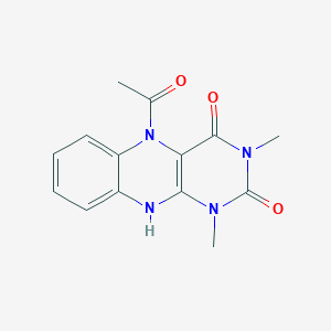 5-acetyl-1,3-dimethyl-10H-benzo[g]pteridine-2,4-dione