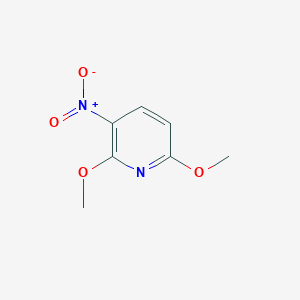 molecular formula C7H8N2O4 B097036 2,6-Dimethoxy-3-nitropyridine CAS No. 18677-41-3