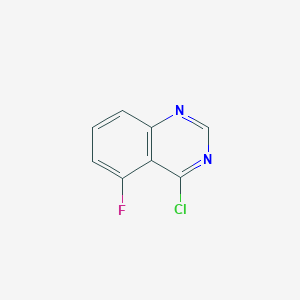molecular formula C8H4ClFN2 B097044 4-Chloro-5-fluoroquinazoline CAS No. 16499-60-8