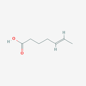 molecular formula C7H12O2 B097046 5-Heptenoic acid CAS No. 18776-90-4