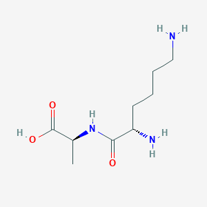 molecular formula C9H19N3O3 B097052 Lys-Ala CAS No. 17043-71-9