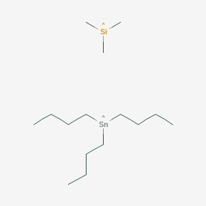 molecular formula C15H36SiSn B097056 (Tributylstannyl)trimethylsilane CAS No. 17955-46-3