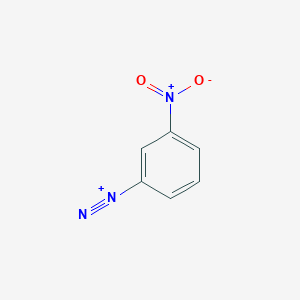 molecular formula C6H4N3O2+ B097059 3-Nitrobenzenediazonium CAS No. 16278-29-8