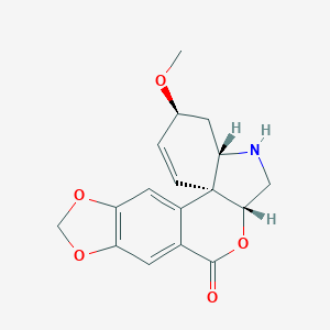 molecular formula C17H17NO5 B097060 Ungspiroline CAS No. 17245-18-0