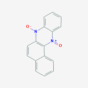 molecular formula C16H10N2O2 B097070 Benzo(a)phenazine, 7,12-dioxide CAS No. 18636-88-9