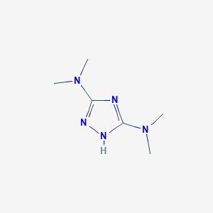 3,5-Bis(dimethylamino)-1H-1,2,4-triazole