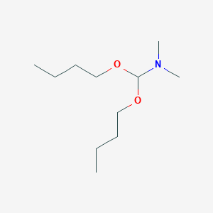 molecular formula C11H25NO2 B097086 1,1-Dibutoxytrimethylamine CAS No. 18503-90-7
