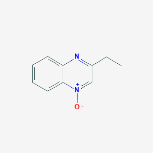 molecular formula C10H10N2O B097091 3-Ethylquinoxaline 1-oxide CAS No. 16154-83-9