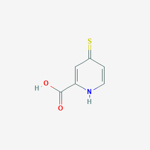 molecular formula C6H5NO2S B097108 4-Mercaptopyridine-2-carboxylic acid CAS No. 18103-74-7