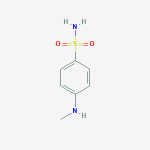 molecular formula C7H10N2O2S B097109 4-(甲基氨基)苯磺酰胺 CAS No. 16891-79-5