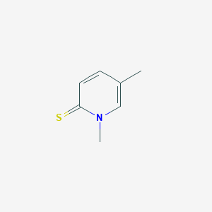 molecular formula C7H9NS B097110 1,5-Dimethyl-2(1H)-pyridinethione CAS No. 19006-68-9