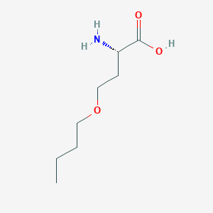 molecular formula C8H17NO3 B097113 O-Butyl-l-homoserine CAS No. 17673-71-1
