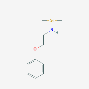 molecular formula C11H19NOSi B097127 2-phenoxy-N-trimethylsilylethanamine CAS No. 16654-69-6