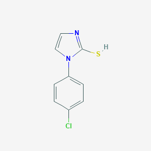 molecular formula C9H7ClN2S B097131 1-(4-氯苯基)-1H-咪唑-2-硫醇 CAS No. 17452-12-9
