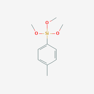 molecular formula C10H16O3Si B097134 Trimethoxy(p-tolyl)silane CAS No. 17873-01-7