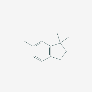 molecular formula C13H18 B097136 1,1,6,7-Tetramethylindane CAS No. 16204-58-3