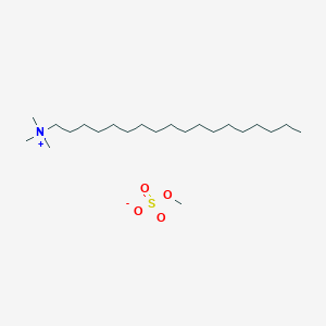 molecular formula C22H49NO4S B097149 Trimethyl(octadecyl)ammonium methyl sulphate CAS No. 18684-11-2