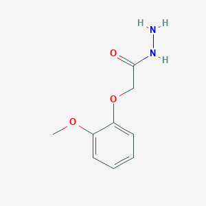 molecular formula C9H12N2O3 B009715 2-(2-Methoxyphenoxy)acetohydrazide CAS No. 107967-88-4