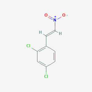 molecular formula C8H5Cl2NO2 B097155 2,4-Dichloro-1-(2-nitrovinyl)benzene CAS No. 18984-21-9